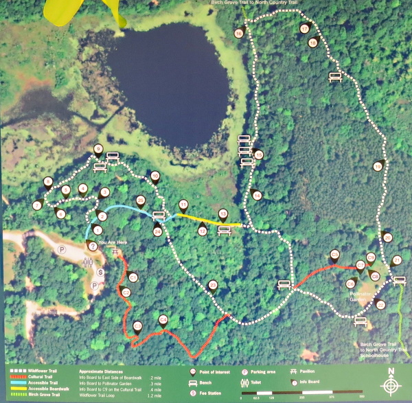 Loda Wildflower Sanctuary Map